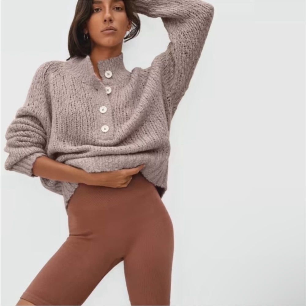 Everlane The Lofty Knit Alpaca Sweater NWT